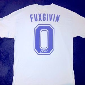 Orisue Independent Brand Baseball T Shirt XL, Light Blue / Sky Blue, Pre Owned